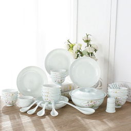 蘇氏陶瓷餐具套裝惠風和暢精品青瓷36頭高端禮盒餐具圖片大全 郵樂官方網站